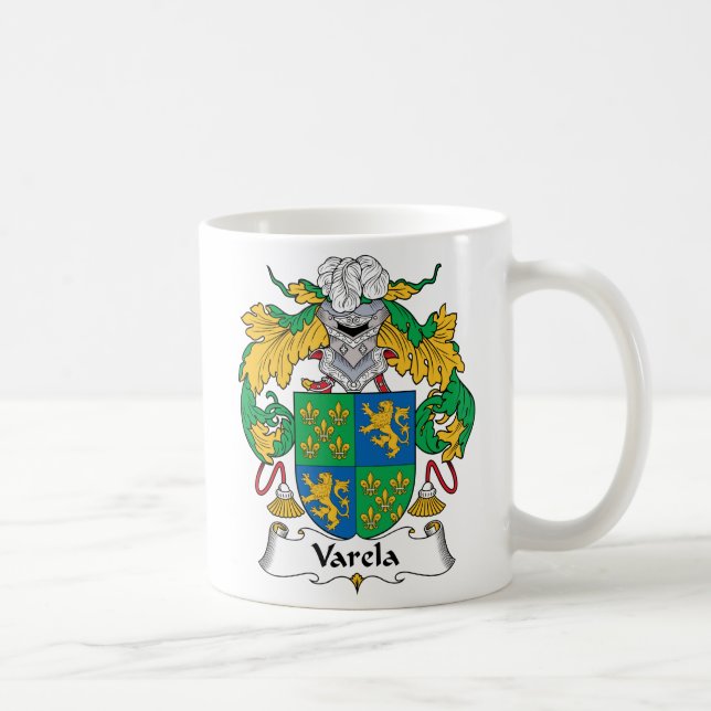 Varela Family Crest Coffee Mug (Right)