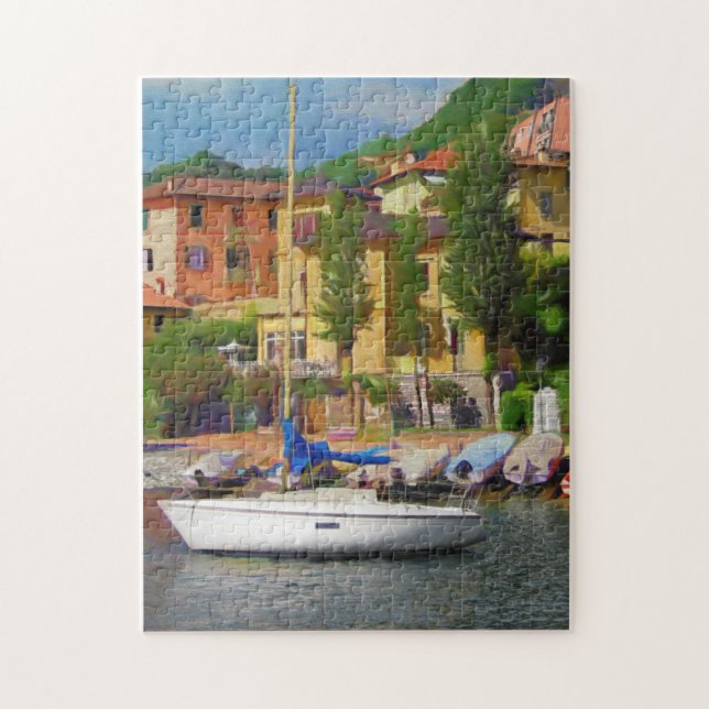 Varenna, Italy on Lake Como Jigsaw Puzzle (Vertical)