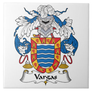 Vargas Family Crest Tile