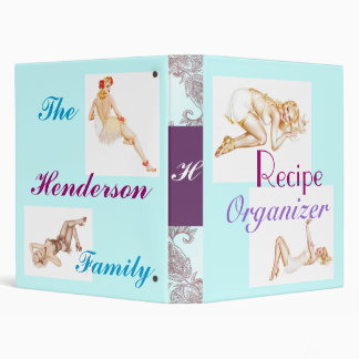 Vargas Pinup Recipe Organizer Binder