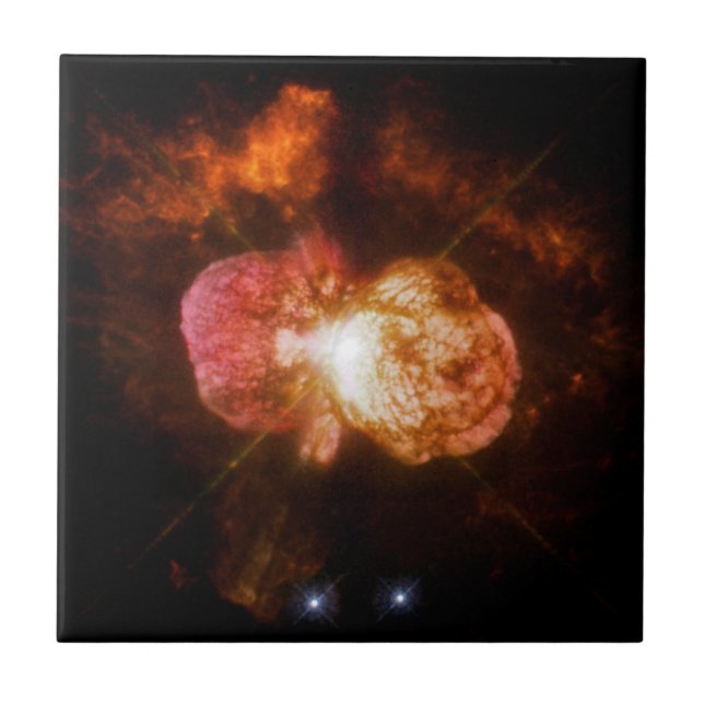 Variable Star Eta Carinae NASA Hubble image Tile (Front)