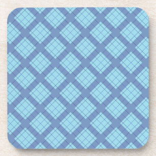 Variation Blue Plaid Coaster
