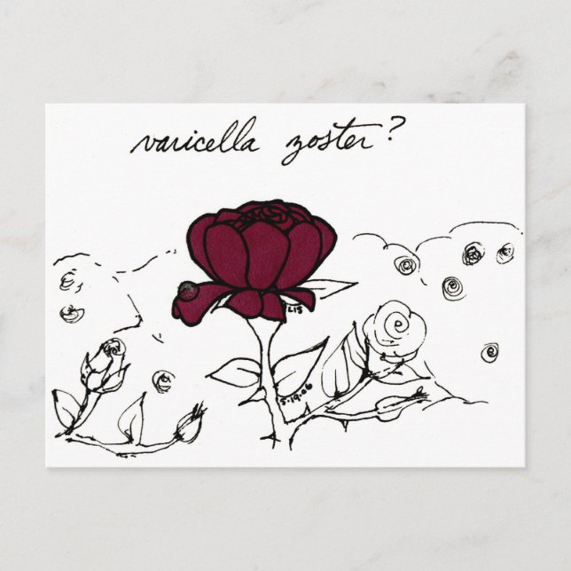 Varicella Zoster postcard (Front)