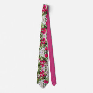 Variegated Bougainvillea Tie