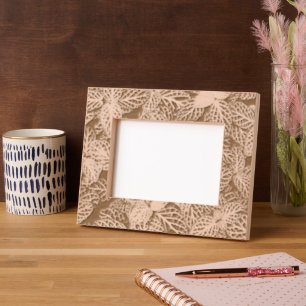 Variegated Fittonia Leaves Botanical Etched Frames