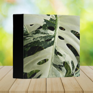 Variegated Monstera Plant Botanical Binder