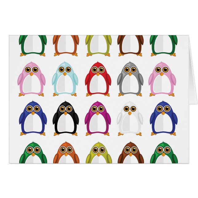 Variété de pingouin (Devant horizontal)