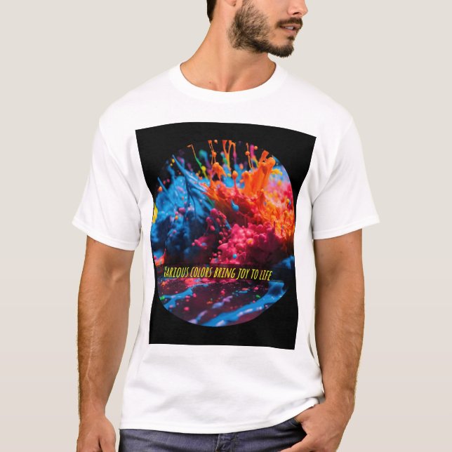 "Variétés de T-shirts dynamiques : Explorez le des (Devant)