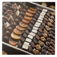 Variety of Artisanal Chocolate Pralines