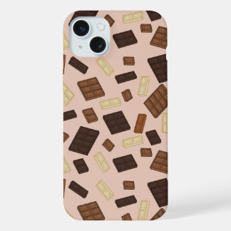 Variety of Chocolate Bars Design iPhone 15 Plus Case