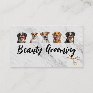 Variety of Dogs   Grooming Business Card