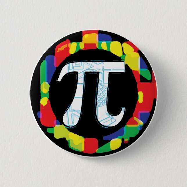 Variety of Pi Day Symbols Rounds 2 Inch Round Button (Front)