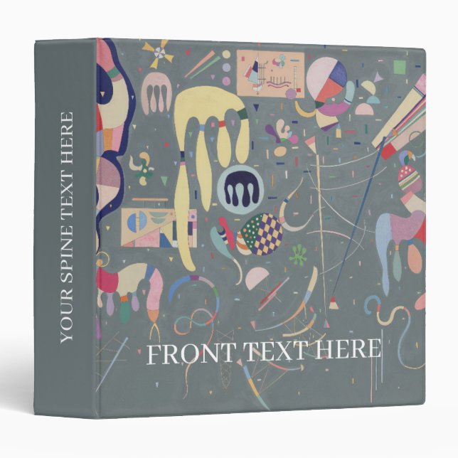 Various Actions, Kandinsky  Binder (Front/Spine)