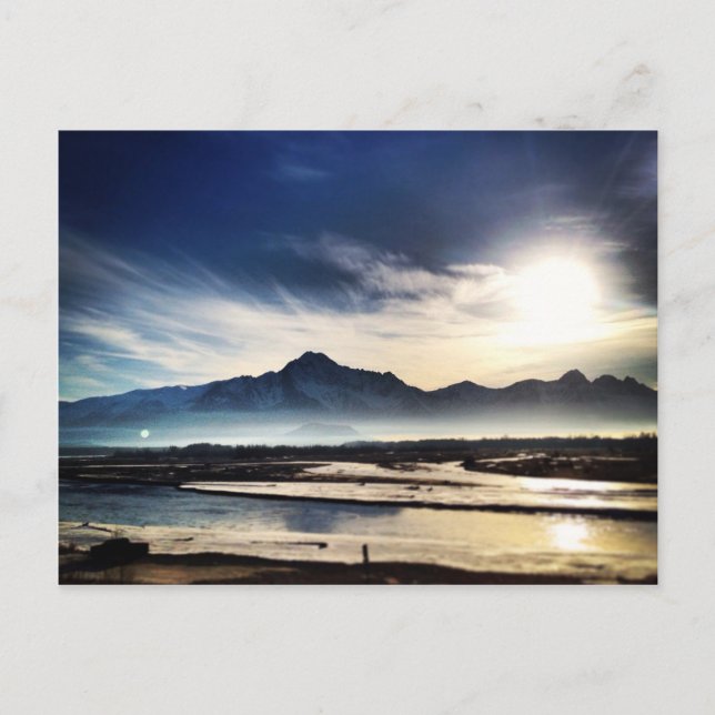 various alaska scenes postcard (Front)