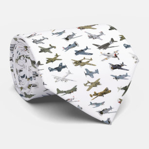 Various American WW2 Airplanes Tie