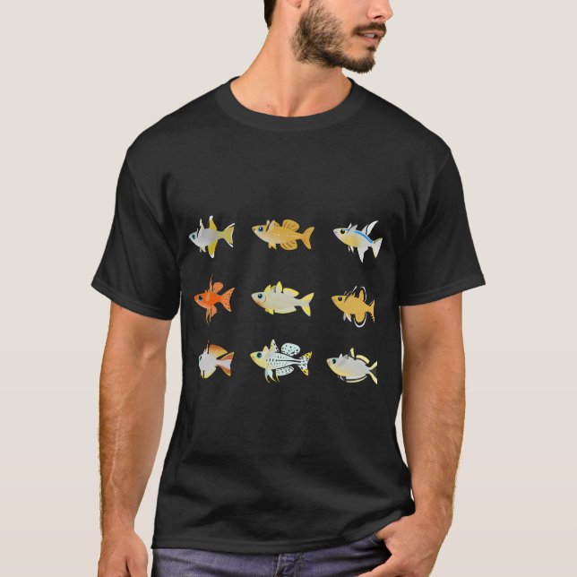 Various Blue Eyed Pseudomugil Rainbowfish Pack T-Shirt (Front)