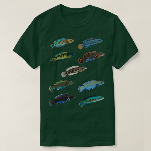 Various Channas Snakeheads Pack T-Shirt (Design Front)