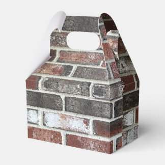 various colour brick wall pattern favor box