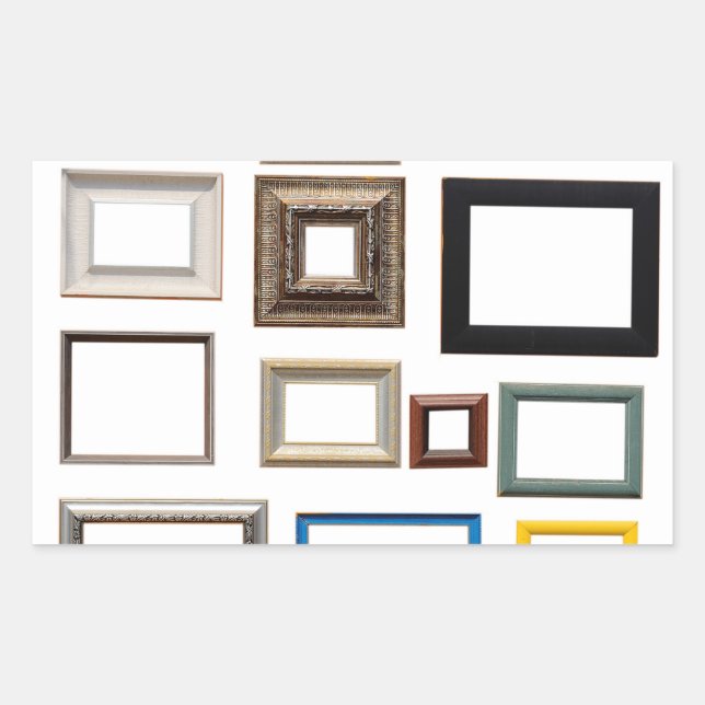 Various Colourful Picture Frames Sticker (Front)