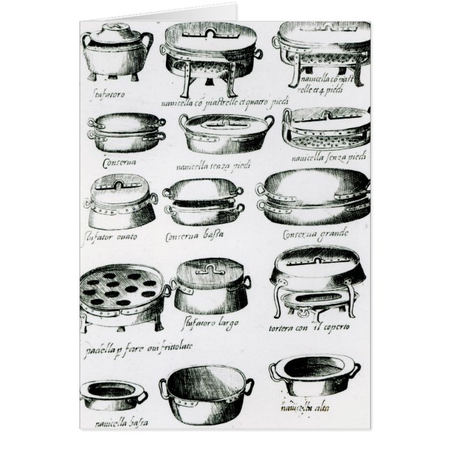 Various Cooking Vessels, 1570 (Front)