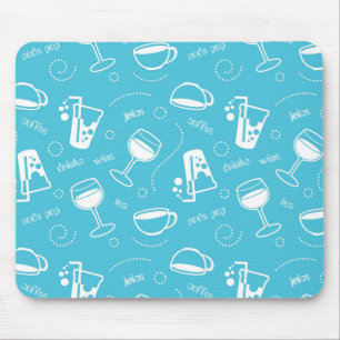 Various drinks mouse pad