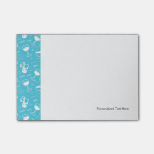 Various drinks post-it notes