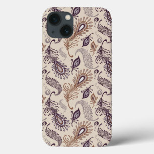 Various Feather Pattern iPhone 13 Case