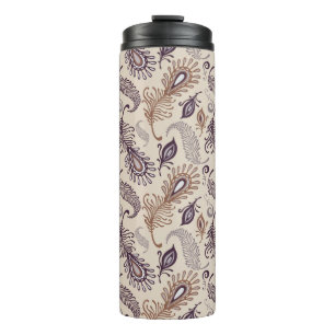 Various Feather Pattern Thermal Tumbler