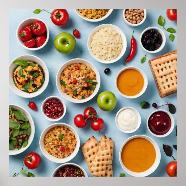 Various food  poster (Front)