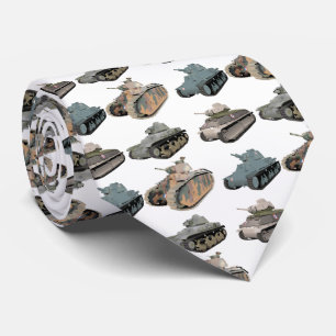 Various French WW2 Tanks Tie