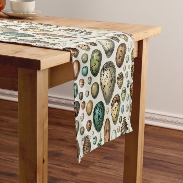 Various kinds of Egg Scientific Illustration Long Table Runner (In Situ)
