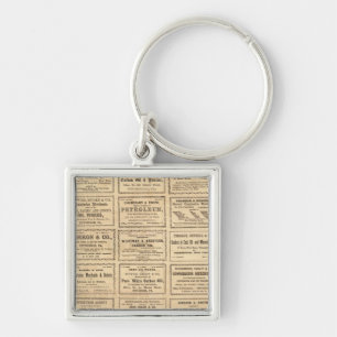 Various oil advertisements keychain