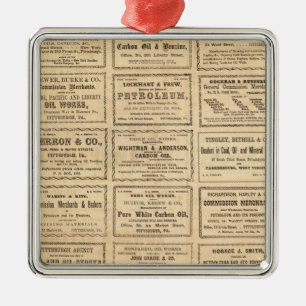 Various oil advertisements metal ornament