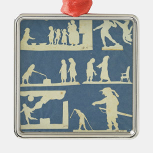 Various Scenes Metal Ornament