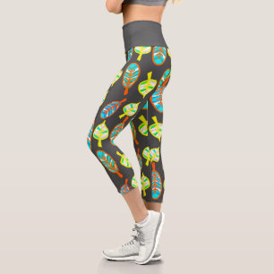 Various Shapes Leaves Pattern Nature Leggings