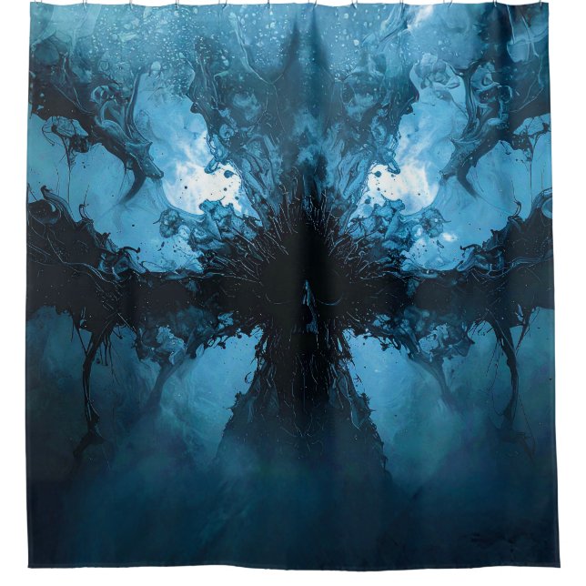 various skulls 015a shower curtain (Front)