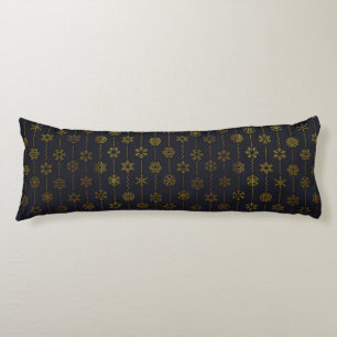 Various snowflake design body pillow