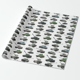 Various Soviet WW2 Tanks Wrapping Paper