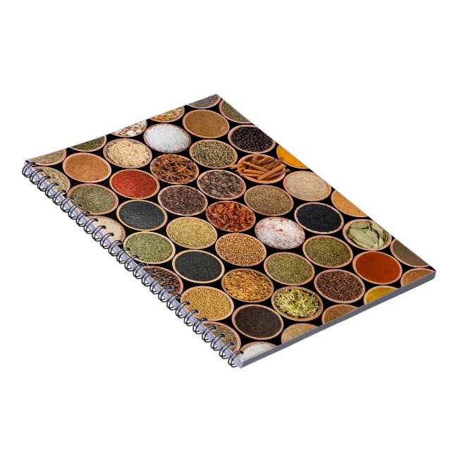 Various spices and food ingredients notebook (Right Side)