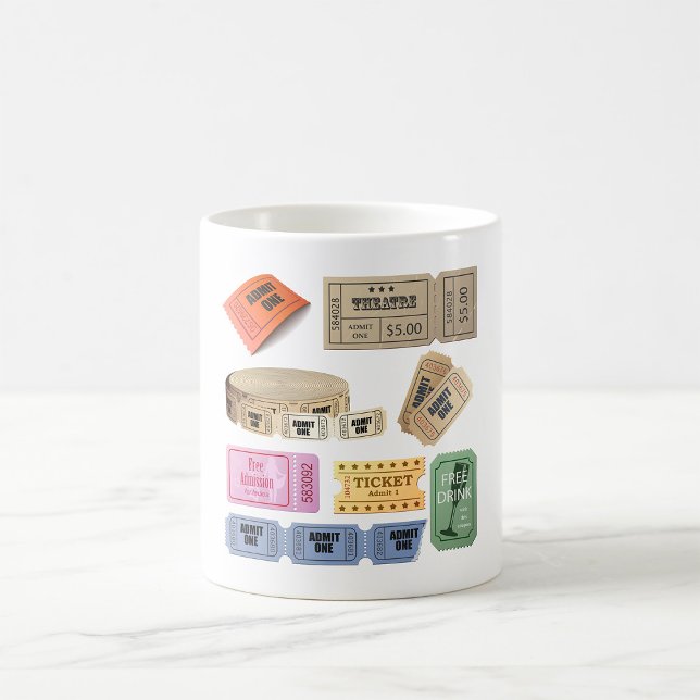 Various Tickets Coffee Mug (Creator Uploaded)