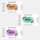 Various Watercolor Body Butter Labels