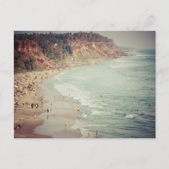 Varkala Cliffs Postcard (Front)