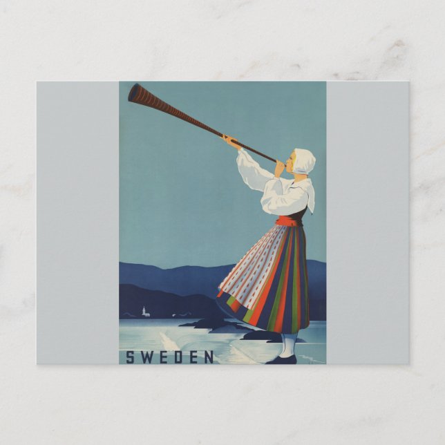 Varmland Sweden - Vintage Travel Postcard (Front)