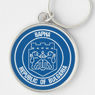 Varna Round Emblem Keychain