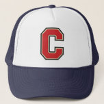 Varsity Letter "C" Trucker Hat<br><div class="desc">Letter C Trucker Hat</div>