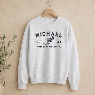 Varsity Letter Sports Graduation Custom Athlete Sweatshirt