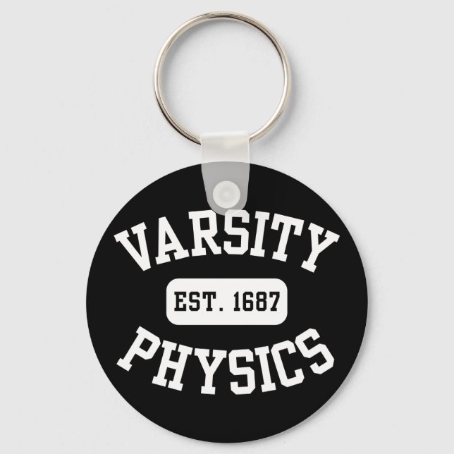 Varsity Physics Keychain (Front)