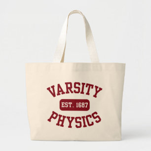 Varsity Physics Large Tote Bag