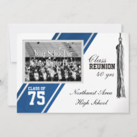 Varsity Stripe with Photo Class Reunion