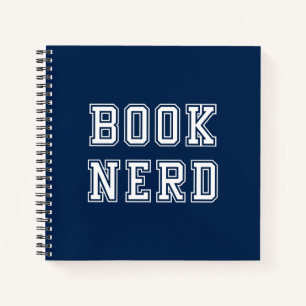 Varsity Style Book Nerd with Editable Colour